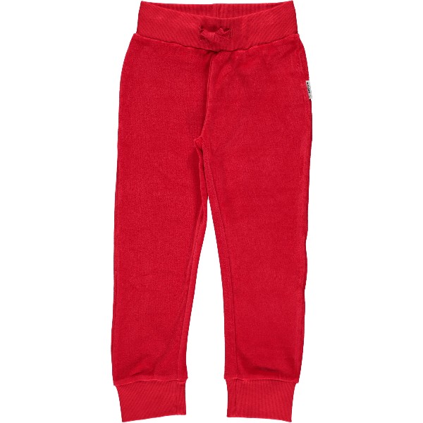 Pants Velour Red