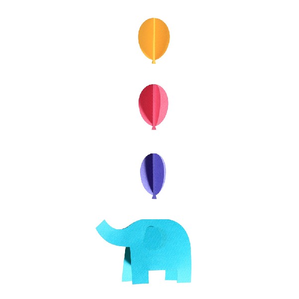 Paper Mobile KIt Elephant