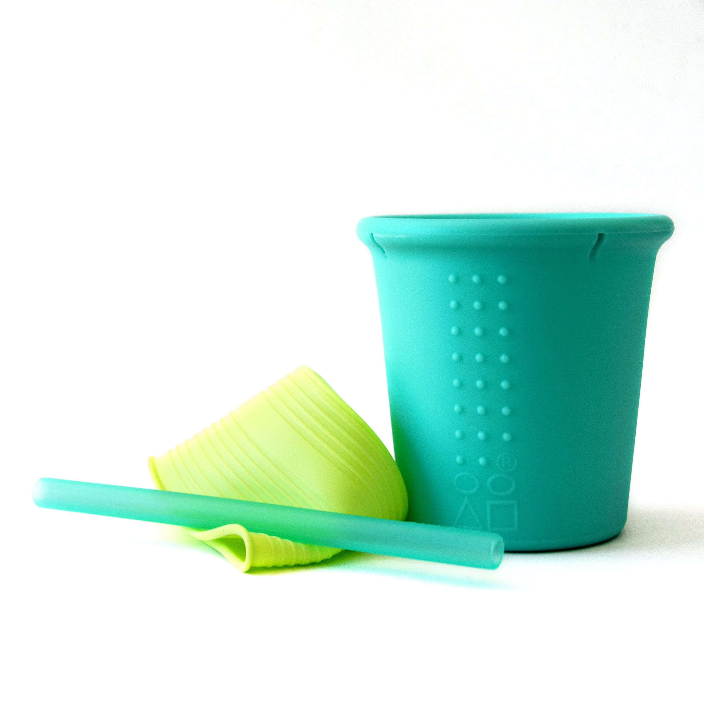 Straw Cup 236ml Sea/Lime