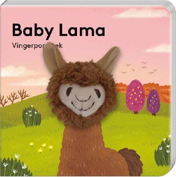 Vingerpopboekje Baby Lama