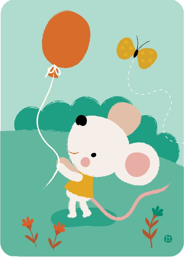 Kaart Balloon mouse 