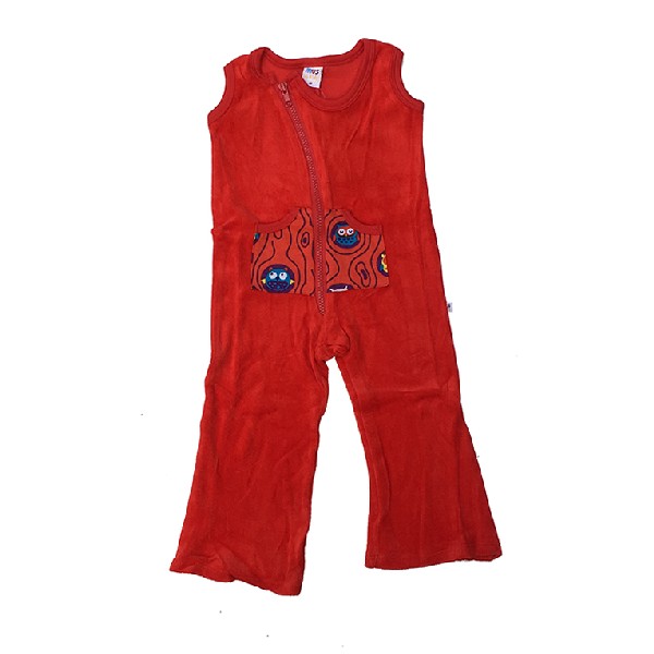 Playsuit Red - Red Owls
