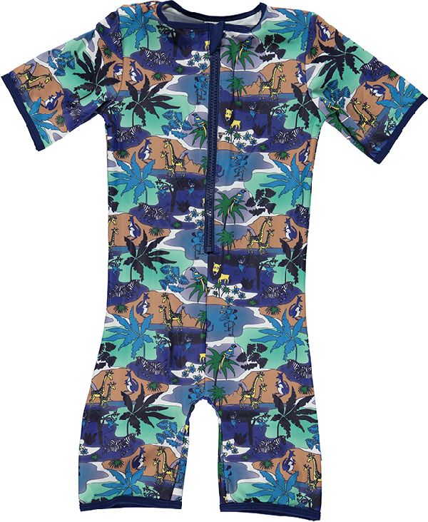 UV Swimsuit Jungle Navy