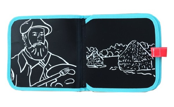Artist Chalk Coloring Book Van Gogh