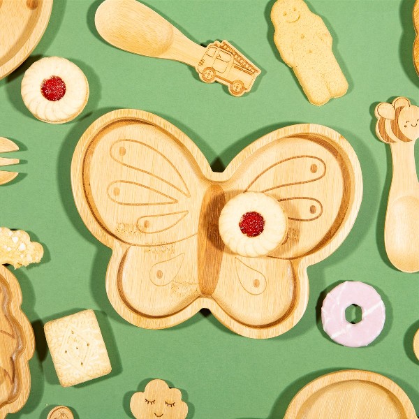 Bamboo Plate Butterfly