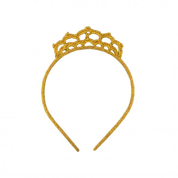 Haarband_Gehaakt_Crown_Gold
