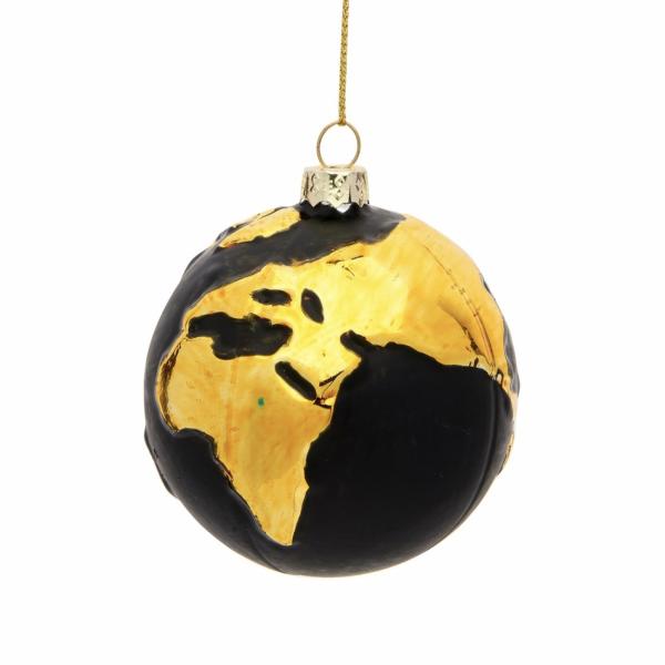 Kerstbal_Gold_Planet_Earth