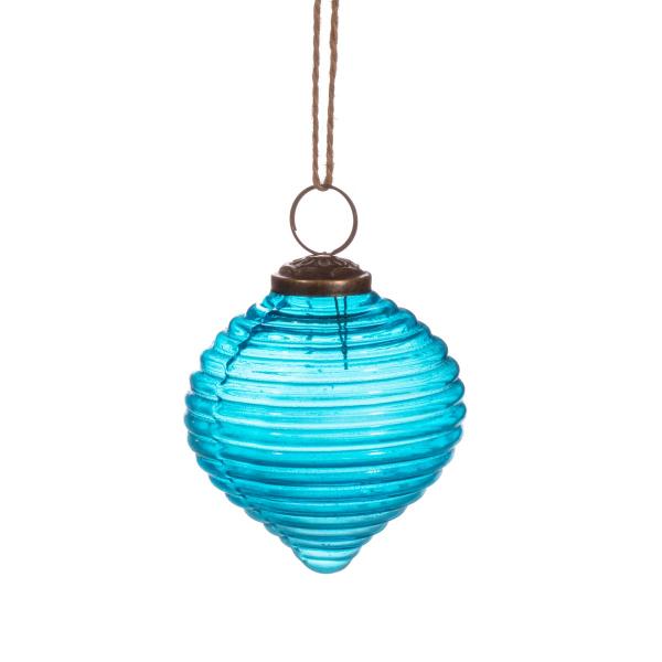 Kerstbal_Recycled_Glass_Rippled_Blue