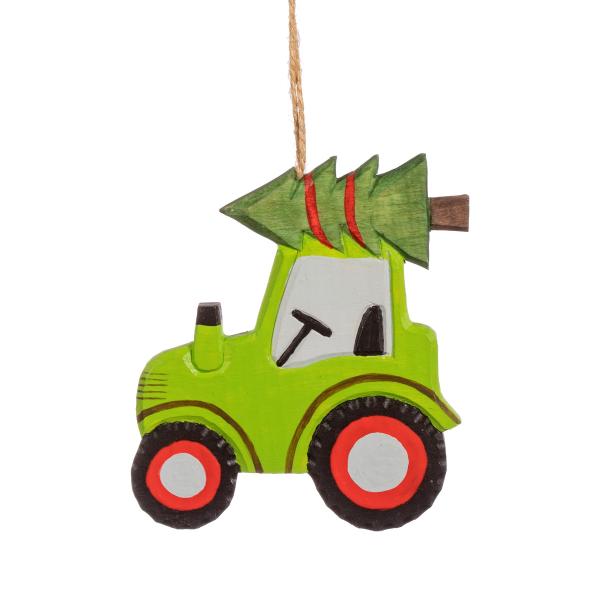 Kerstbal_Wooden_Tractor_Tree