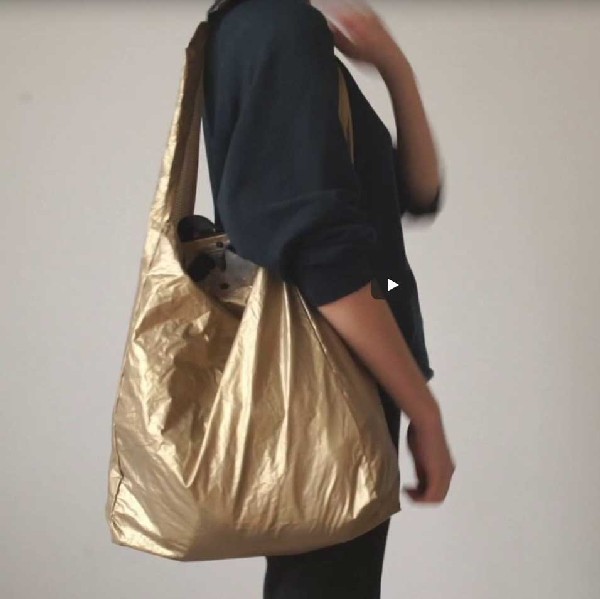 Reusable Tote Gold